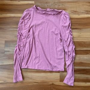 Maeve mock neck top